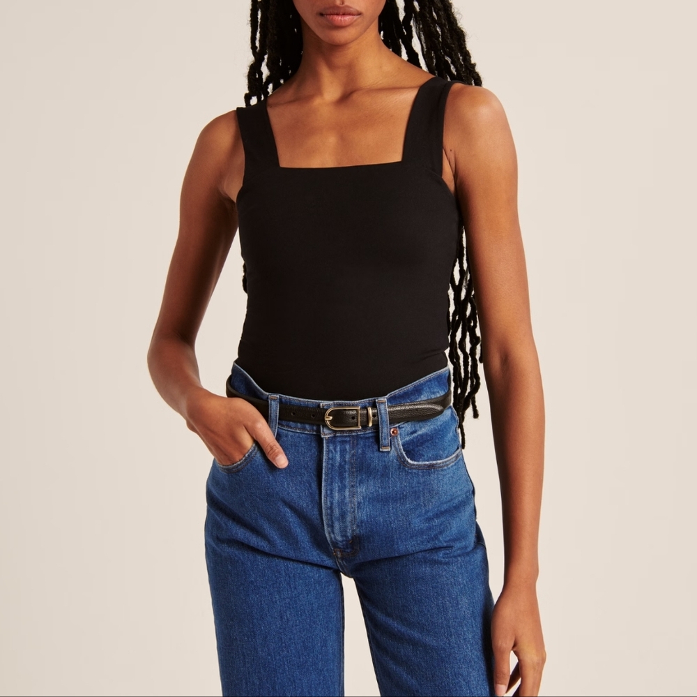 Abercrombie square neck bodysuit size XL